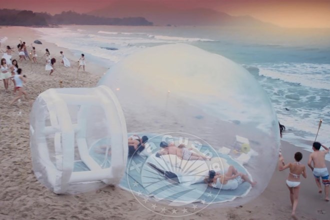 镇海充气球形帐篷